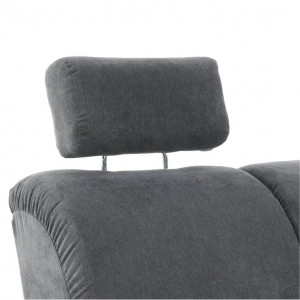 Colţar extensibil, material textil gri, model dreapta, 267x86/114x217 cm - TP149052 - Img 7