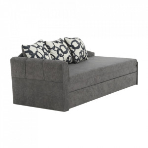 Colţar extensibil, model stânga, 197x78x75 cm, gri - TP74141 - Img 12