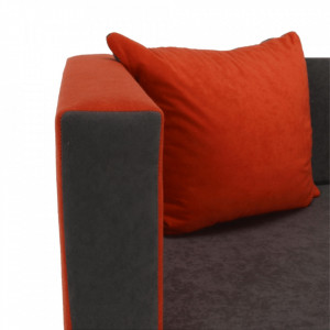 Colţar extensibil, portocaliu/gri, 135x61x71 cm - TP115243 - Img 16