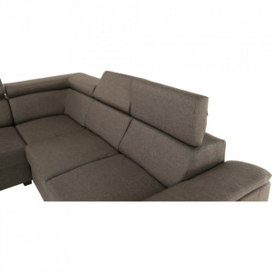 Colţar, gri-maro Taupe, 325x258x80 cm - TP305354 - Img 5