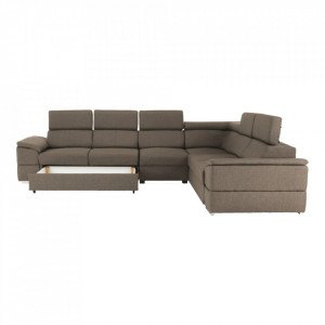 Colţar, gri-maro Taupe, 325x258x80 cm - TP305354 - Img 13