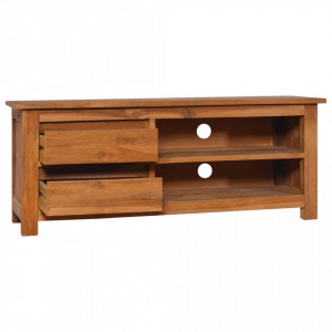 Comoda TV, 100 x 30 x 40 cm, lemn masiv de tec - V289081V - Img 2