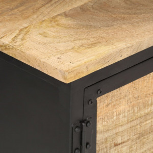 Comoda TV, 120 x 30 x 40 cm, lemn masiv de mango - V289101V - Img 2