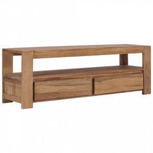 Comoda TV, 120 x 30 x 40 cm, lemn masiv de tec - V286277V