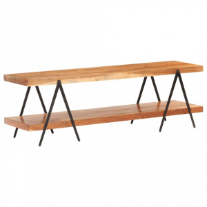 Comoda TV, 160 x 40 x 50 cm, lemn masiv de acacia - V320500V