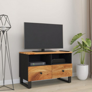 Comodă TV, 70x33x46 cm, lemn masiv de acacia - V345224V - Img 3