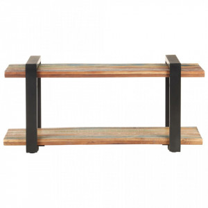 Comoda TV, 90 x 40 x 40 cm, lemn masiv reciclat - V320494V - Img 2