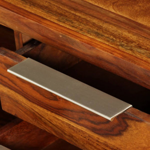Comoda TV din lemn masiv de sheesham, 120 x 30 x 30 cm - V243945V - Img 2