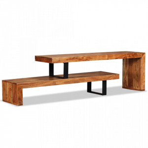 Comoda TV, lemn masiv de acacia - V244583V