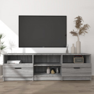 Comodă TV, sonoma gri, 150x33,5x45 cm, lemn prelucrat - V817115V - Img 2
