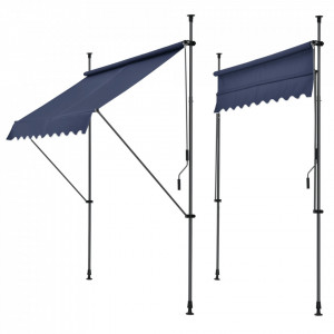 Copertina protectie solara, albastru inchis, 350 x 120 x 200-300 cm - P74654041 - Img 2