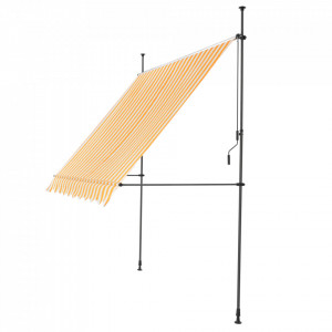 Copertina protectie solara, galben/alb, 300 x 120 x 200-300 cm - P74798041 - Img 3