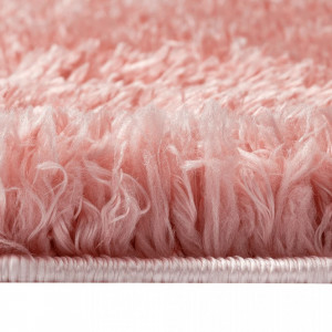 Covor moale cu fire înalte, roz, 160x230 cm, 50 mm - V340044V - Img 4