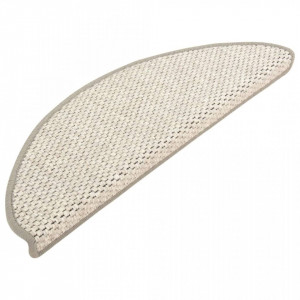 Covoraș scări autoadeziv 15 buc. bej, 65x25 cm, aspect sisal - V326870V - Img 1