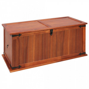 Cufar de depozitare, 79 x 34 x 32 cm, lemn masiv de salcam - V247241V - Img 1