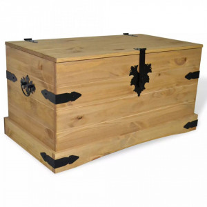 Cufar depozitare din pin mexican Corona Range 91 x 49,5 x 47 cm - V243747V
