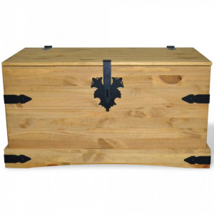 Cufar depozitare din pin mexican Corona Range 91 x 49,5 x 47 cm - V243747V - Img 3
