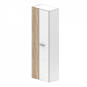 Dulap, 60x35,2x185 cm, alb/sonoma - TP233560 - Img 2
