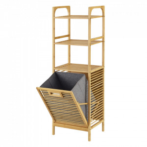 Dulap baie rufe murdare bambus cu sac colector detasabil - P79660573 - Img 4