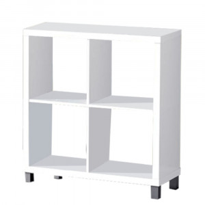 Dulap biblioraft, alb, 76x29x83 cm - TP69936