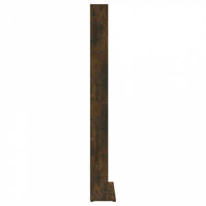 Dulap CD-uri, stejar fumuriu, 102x23x177,5 cm, lemn prelucrat - V815090V - Img 4