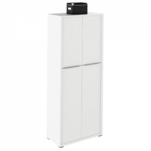 Dulap cu poliţe, alb - TP260720