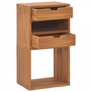 Dulap de depozitare, 40x30x76 cm, lemn masiv de tec - V326129V - Img 1