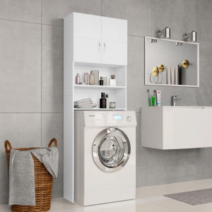 Dulap masina de spalat, alb, 64 x 25,5 x 190 cm, PAL - V800027V