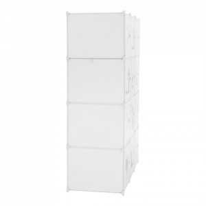 Dulap modular pentru copii, model alb și maro pentru copii - TP288140 - Img 10