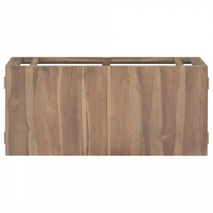 Dulap pentru baie de perete, 90x39x40 cm, lemn masiv de tec - V338254V