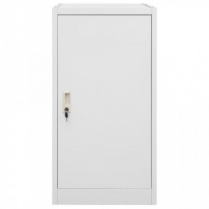 Dulap pentru șa, gri deschis, 53x53x105 cm, oțel - V339604V