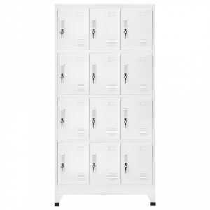Dulap vestiar cu 12 compartimente, 90x45x180 cm - V244476V