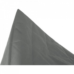 Fotoliu tip sac, material textil gri deschis, 90x110x90 cm - TP244337 - Img 5