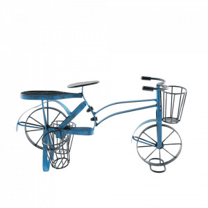 Ghiveci RETRO în formă de bicicletă, negru / albastru - TP285287 - Img 9