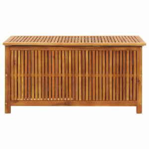 Ladă de depozitare grădină, 113x50x58 cm, lemn masiv de acacia - V316678V - Img 3
