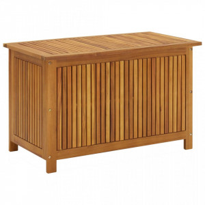 Lada de depozitare gradina, 90x50x106 cm, lemn masiv de acacia - V310282V