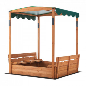 Lada lemn pentru nisip, 145 x 118 x 118 cm, brad - P78468158 - Img 7