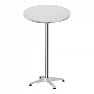 Masa bistro bar rotunda, 115 cm, argintiu - P79634889 - Img 2