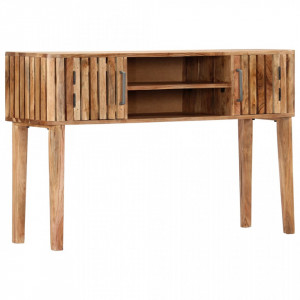 Masa consola, 120 x 35 x 76 cm, lemn masiv de acacia - V282741V