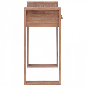 Masa consola, 90 x 35 x 75 cm, lemn masiv de tec - V287896V - Img 3