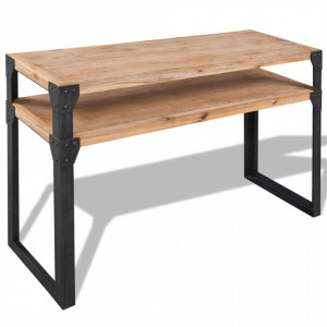 Masa consola din lemn masiv de acacia 120 x 40 x 85 cm - V243915V