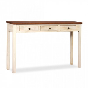 Masa consola Lemn masiv de sheesham si mango 120x30x76 cm - V245155V - Img 1