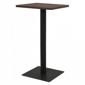 Masa de bistro, cenusiu inchis, 60 x 60 x 107 cm - V321925V - Img 1