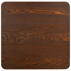 Masa de bistro, maro inchis, 80 x 80 cm, MDF - V286434V - Img 3