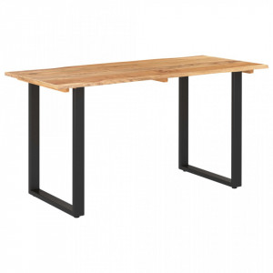 Masă de bucătărie, 140 x 70 x 76 cm, lemn masiv de acacia - V286474V - Img 1