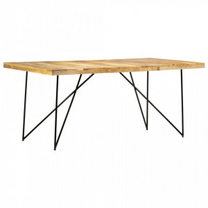 Masa de bucatarie, 180 x 90 x 76 cm, lemn masiv de mango - V282880V