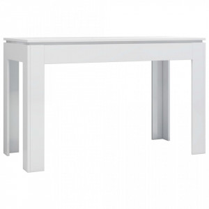 Masa de bucatarie, alb lucios, 120 x 60 x 76 cm, PAL - V800762V - Img 2