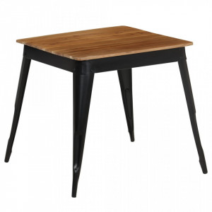 Masă de bucătărie, lemn masiv de acacia, 75 x 75 x 76 cm - V246296V - Img 2