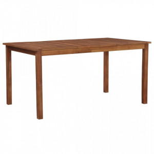 Masa de gradina, 150 x 90 x 74 cm, lemn masiv de acacia - V44105V