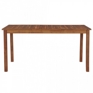 Masa de gradina, 150 x 90 x 74 cm, lemn masiv de acacia - V44105V - Img 2